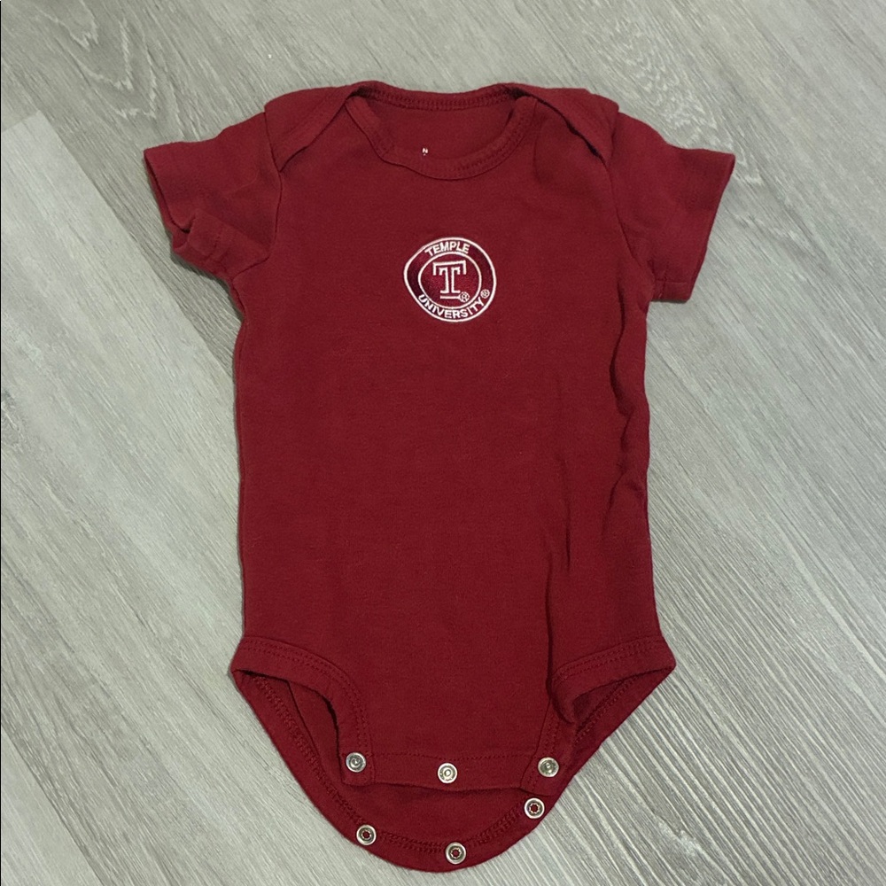 0-3 Months Temple University Baby One-Piece Bodysuit